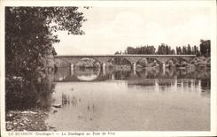 CPA Le Buisson La Dordogne Au Pont De Vien