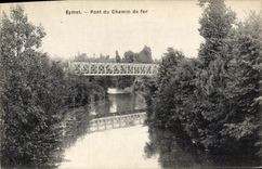 CPA Eymet Pont Du Chemin De Fer
