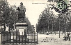 CPA Perigueux Statue De Fenelon Et Alllees De Tourny