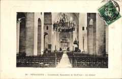 CPA Perigueux Cathedarale Byzantine De St Front Ancienne Entree