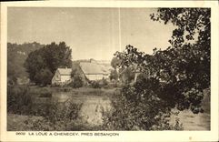 CPA La Loue A Chenecey Pres Besancon