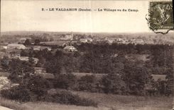 CPA Le Valdahon Le Village Vu Du Camp
