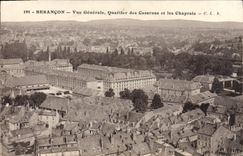 CPA Besancon Vue Generale Quartier Des Casernes Et Les Chaprais