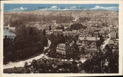 CPA Besancon Vue Generale Et Bains Saline