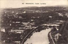 CPA Besancon Canot La Butte