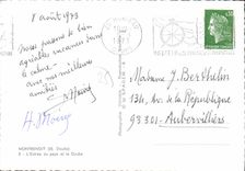 CPSM Montbenoit L'Entree Du Pays Et Le Doubs
