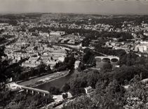 CPSM Besancon Les Bains Vue Generale Prise De Bregille