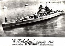 CPSM Le Richelieu Maquette 