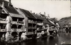 CPSM Ornans Vieilles Maisons Au Bord De La Loue