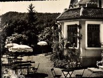 CPSM Goumois La Terrasse De I'Hotel Talliard