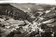 CPSM Goumois Vue Generale Et Vallee Du Doubs