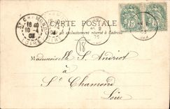 CPA Chateaumeillant La Gendarmerie Vue De Derriere