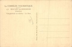 CPA Beaulieu Sur Dordogne Vue Generale Sur Altillac Le Pont