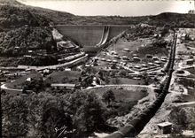 CPSM Bort Le Barrage De Grange Le Siphon