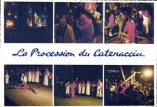 CPSM La Corse Procession Du Catenacciu Sartene