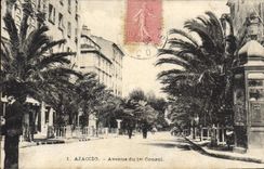 CPA Ajaccio Avenue Du Consul