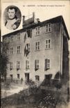 CPA Ajaccio La Maison Au Naquit Napoleon