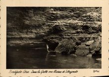 CPSM Bonifacio Dans Le Grotte Sons Marine