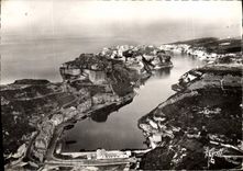 CPSM Bonifacio Vue Aerienne La Ville Et Le Port