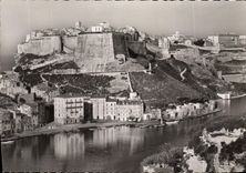 CPSM Bonifacio La Marine Et La Haute Ville