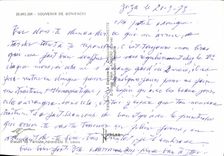 CPSM Bonifacio Les Falaises Et La Vieille Ville