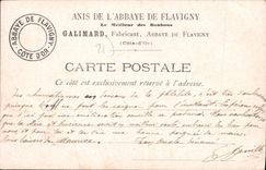CPA Abbaye De Flavigny Fabrique D'Anis