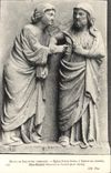 CPA Bas Relief Decorant Le Portail Semur