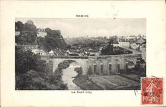 CPA Semur Le Pont Joly