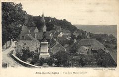CPA Alise Saint Reine Vue De La Maison Jouare
