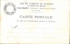 CPA Abbaye De Flavigny La Fontaine De La Recluse Marque Des Anis