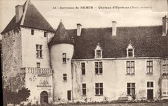CPA Semur Chateau D'Epoisses