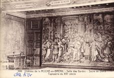 CPA Chateau De La Roche En Brenil Salle Des Gardes Sacre De David