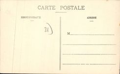CPA St Seine I'Abbaye Cascade De Combe Rat