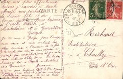 CPA Messigny Le Monument Militaire