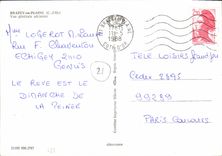 CPSM Brazey En Plaine Vue Generale Aerienne