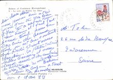 CPSM Scenes Et Costumes Morvandeuax Le Soir On Rentre Les Anes
