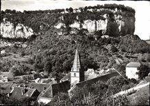 CPSM La Franche Comte Pittoresque Environs de Lons le Saunier L'Abbaye de Baurne Messieurs 