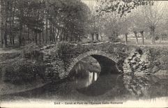 CPA Dax Canal et Pont de l'Epoque Gallo Romaine 