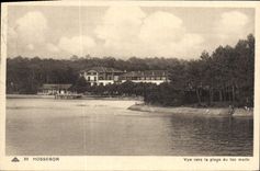 CPA Hossegor Vue Vers La Plage du lac Marin 