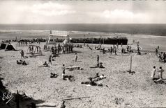 CPA Hossegor Landes Les Jeux Sur La Grande Plage 
