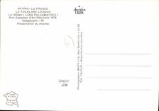 CPSM La France Le Folklore Landais Le Groupe Lous Paloumayres