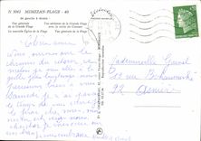 CPSM Mimizan Plage de gauche a drote Vue Generale