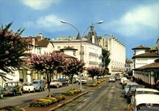 CPSM Dax Landes Les Hotels et les Lagerstroenia en fleurs 