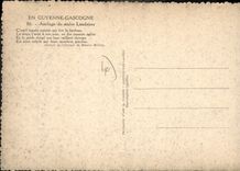 CPSM En Guyenne Gascogne Attelage de Mules Landaises 