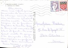 CPSM Parentis en Born Landes Interieur de l'Eglise