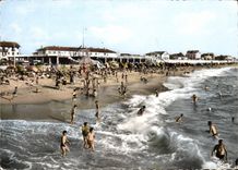 CPSM Capbreton landes La Plage et Et de Bains 