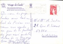 CPSM Visage des Landes Avec le Groupe Folklorique Lous Becuts de Countis 