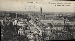 CPA Vendome Panoroma de la Ville Pris du Chateau 