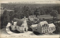CPA Chambord L'Eglise et l'Ecole 