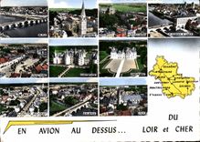 CPSM En Avion au Dessus Du Loir et Cher 